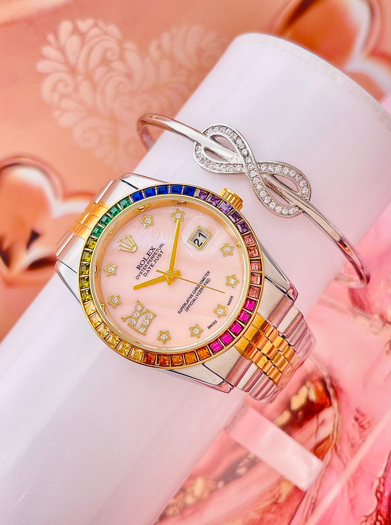 RELOJ ROLEX Stones Colors