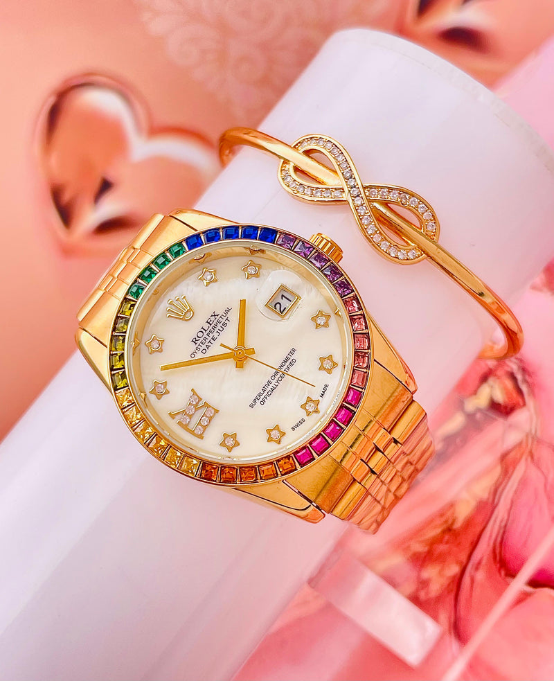 RELOJ ROLEX Stones Colors