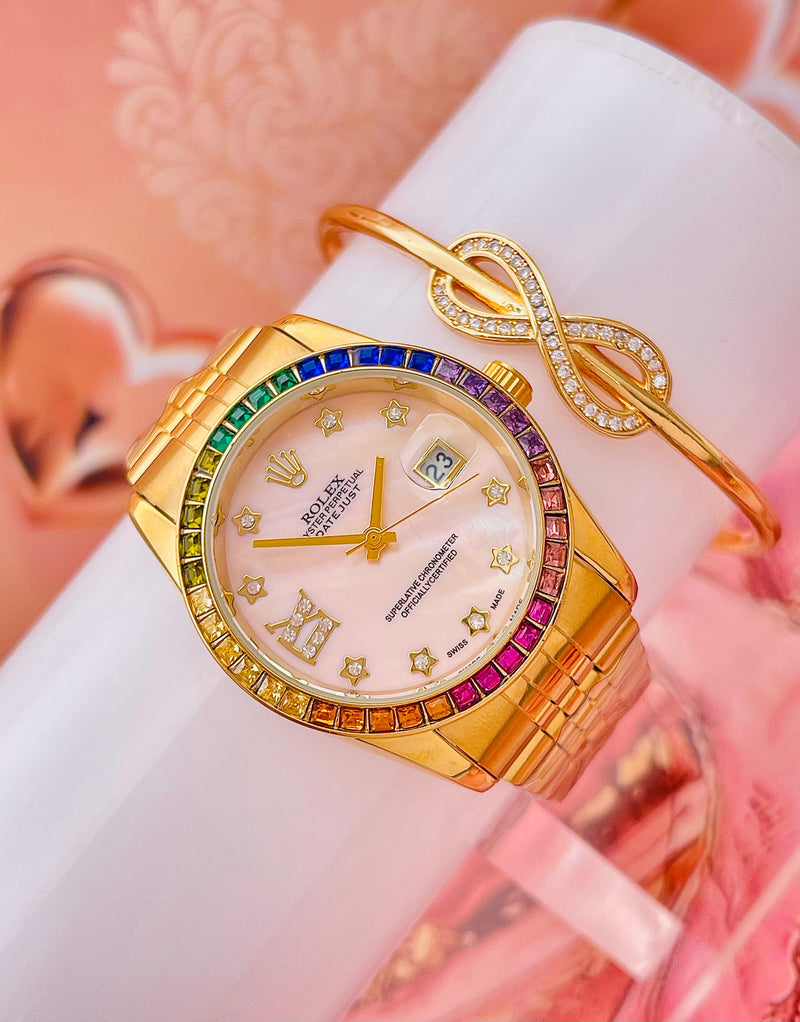 RELOJ ROLEX Stones Colors