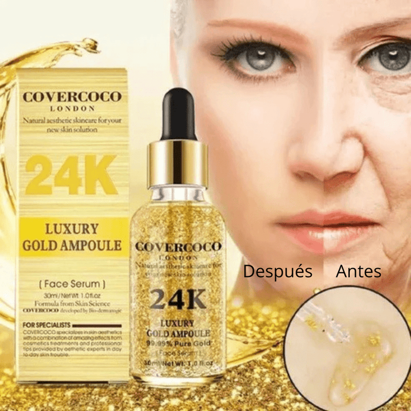 Ginseng Serum 24K™ +1 REGALO - luminosidad, rejuvenecimiento y lujo en gotas