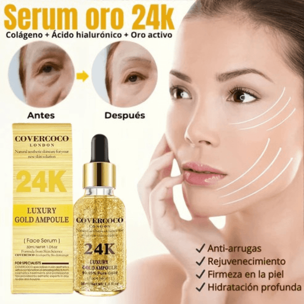 Ginseng Serum 24K™ +1 REGALO - luminosidad, rejuvenecimiento y lujo en gotas