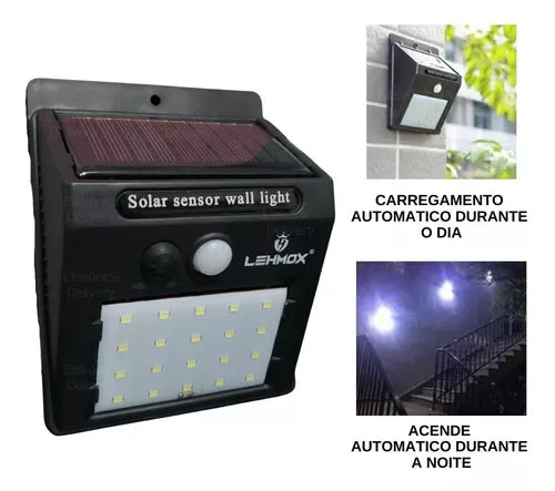 Luz Con 20 Leds + Sensor Movimiento